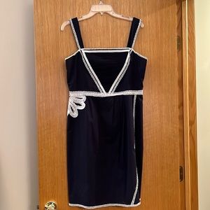 Navy blue and White Antonio Melani dress